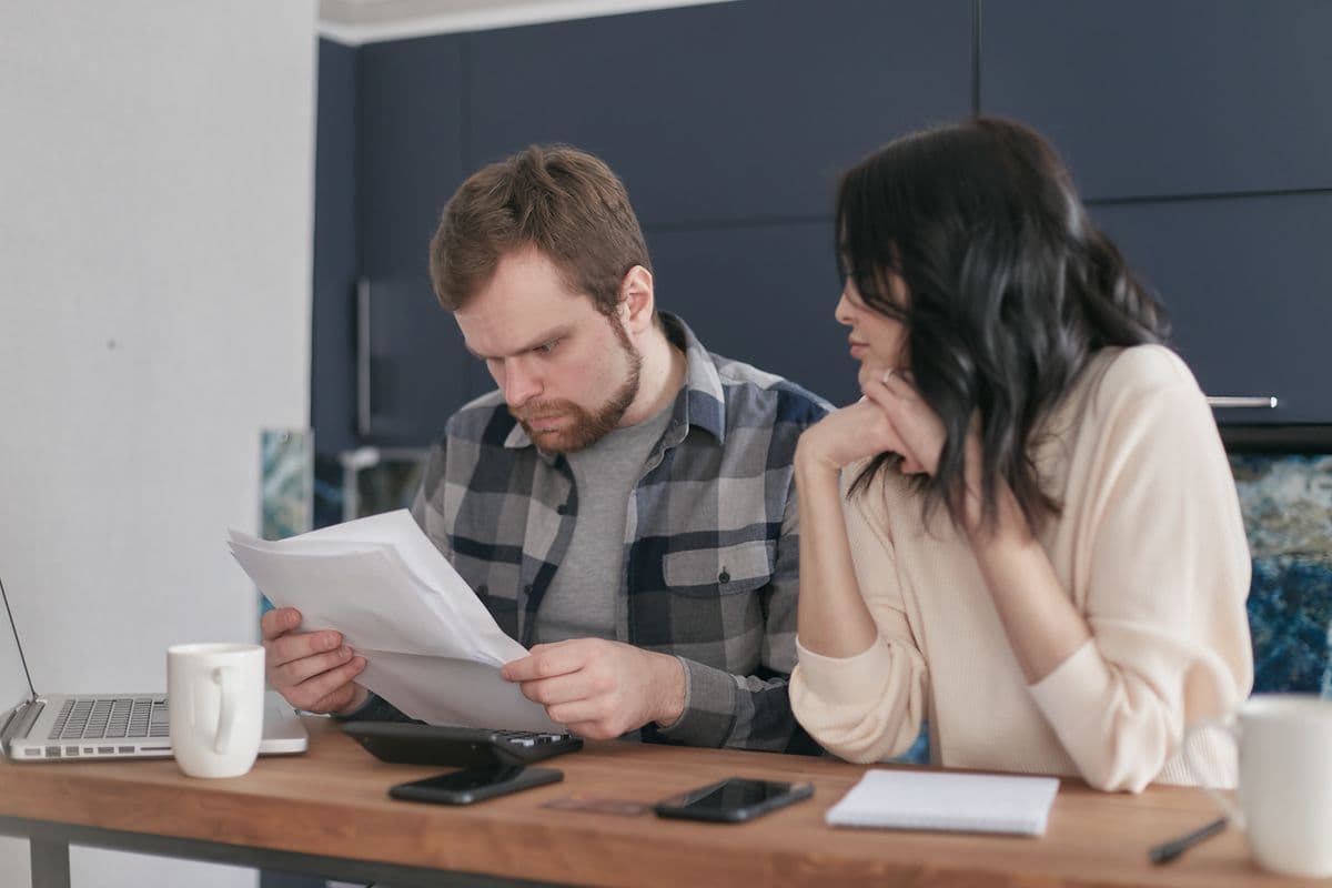 Person updating their address online as part of a UK moving house checklist admin task